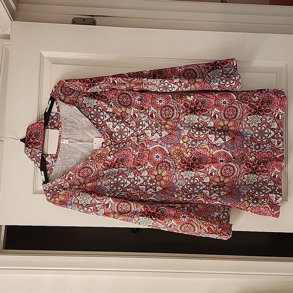 NEW Costume - iEFiEL Women's 60s/70s Hippie Mini Dress with Headband Size L